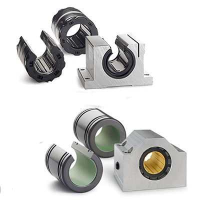 linear motion support blocks