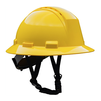 yellow hard hat