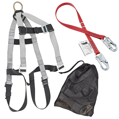 safety harness and lanyard kit